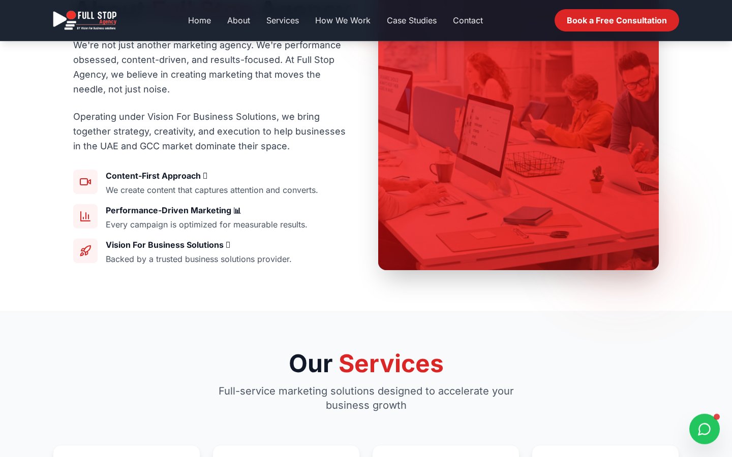 Full Stop Agency screenshot